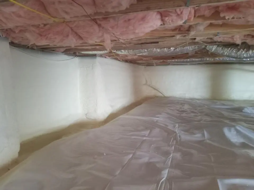 Crawl space encapsulation with closed-cell spray foam for Roof Waterproofing in Avon Park